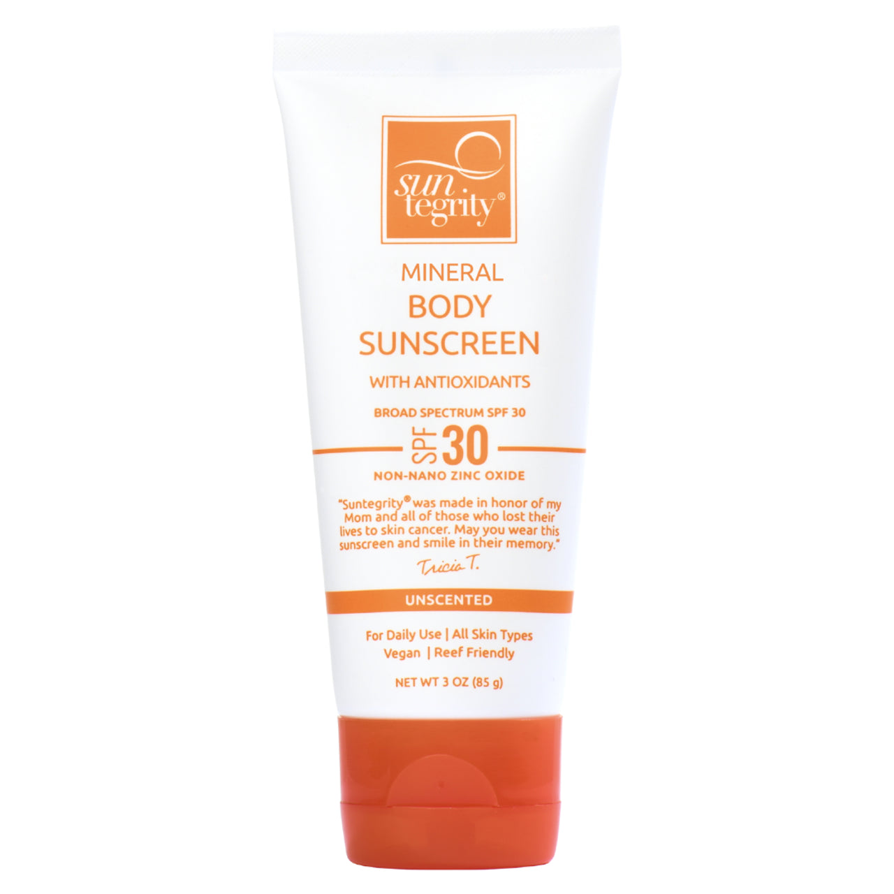 Unscented Mineral Body Sunscreen, SPF 30