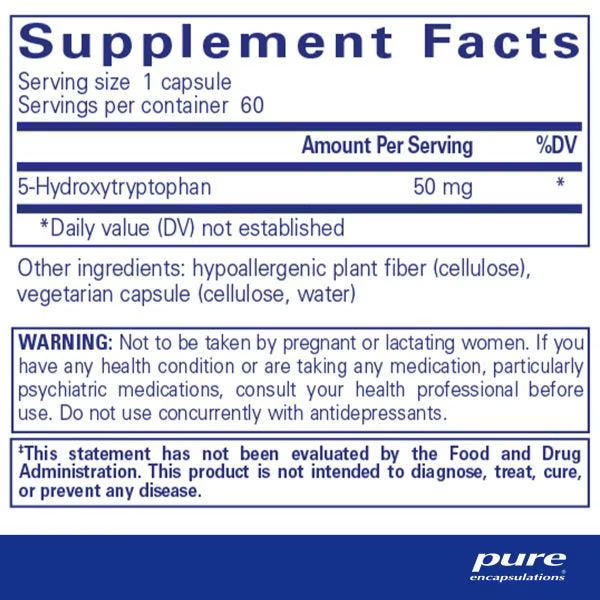 5-HTP (5-Hydroxytryptophan) 50 mg
