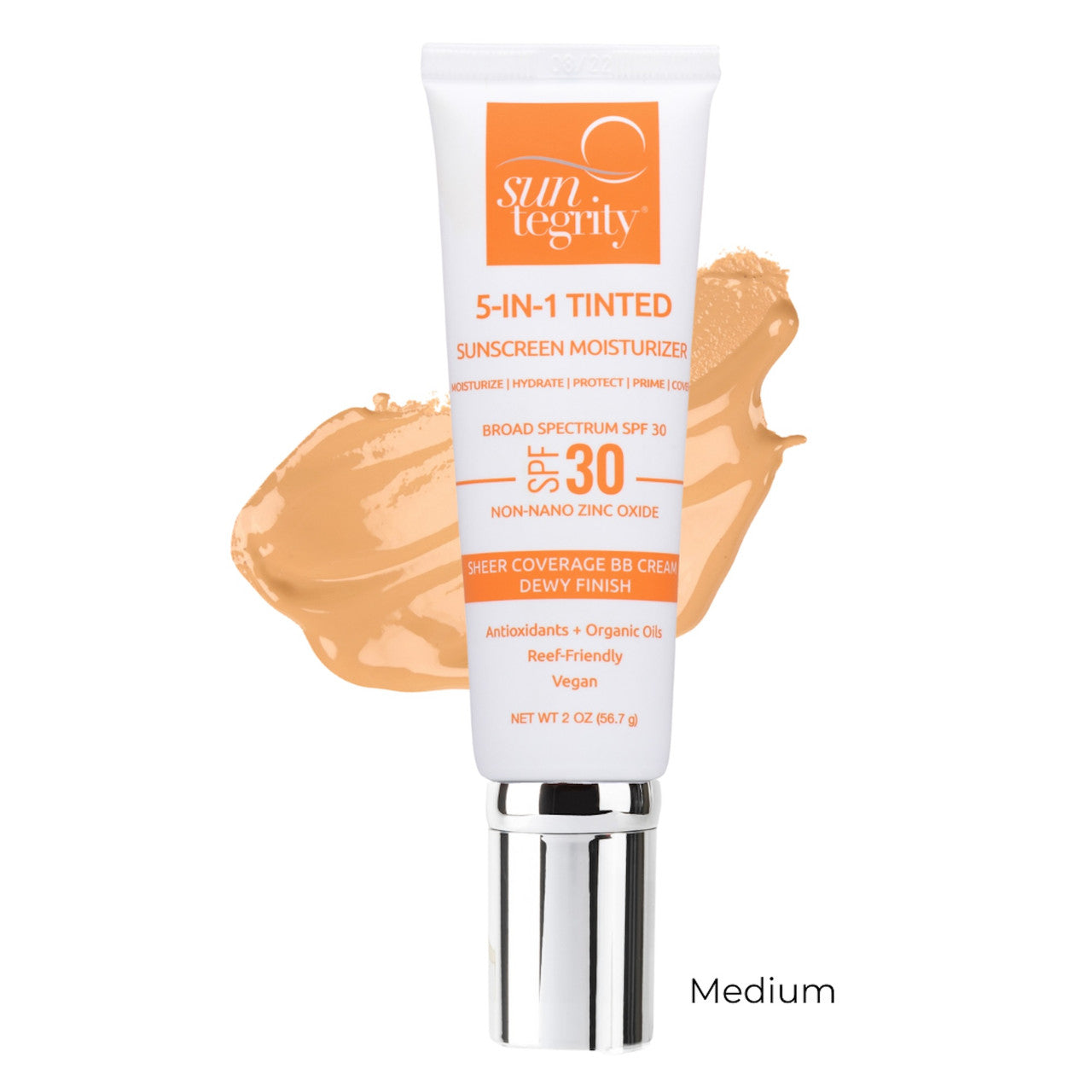 5 in 1 Tinted Sunscreen Moisturizer, SPF 30 – Suntegrity