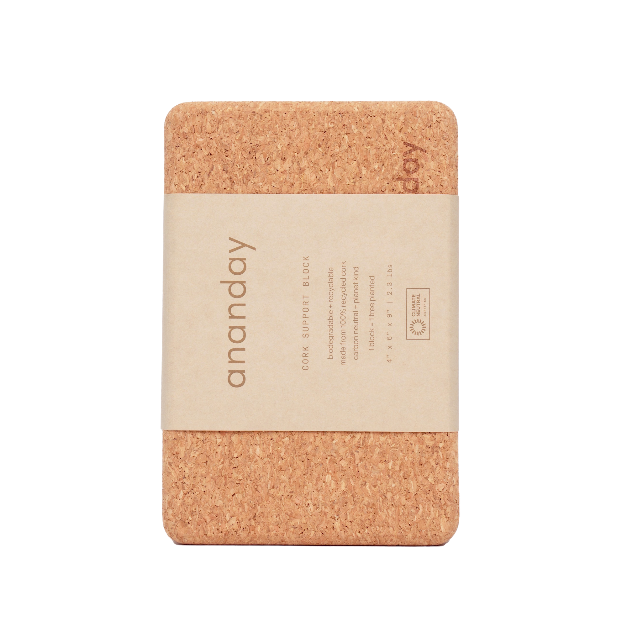 Cork Yoga Block