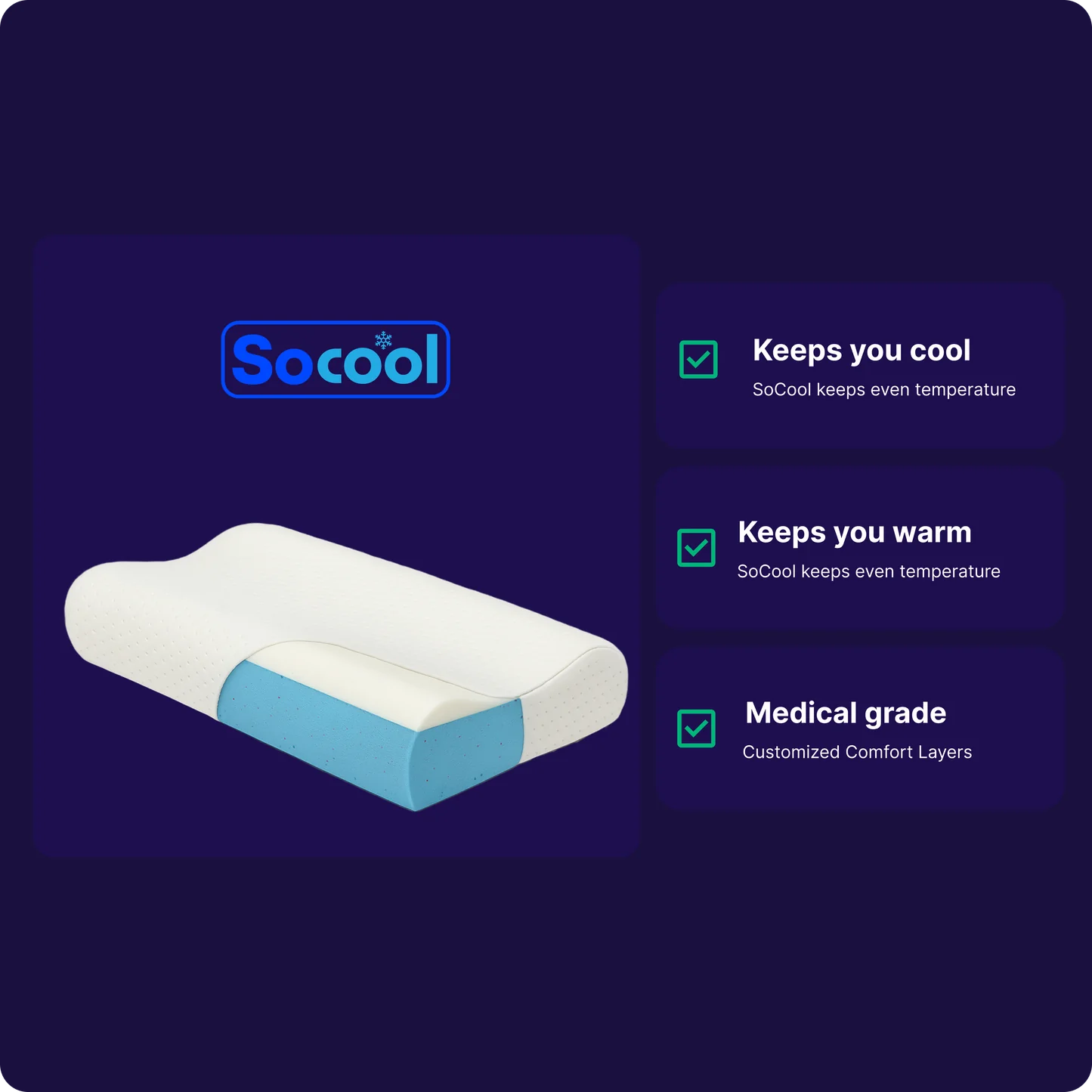 The Confourm Neck Memory Foam Pillow