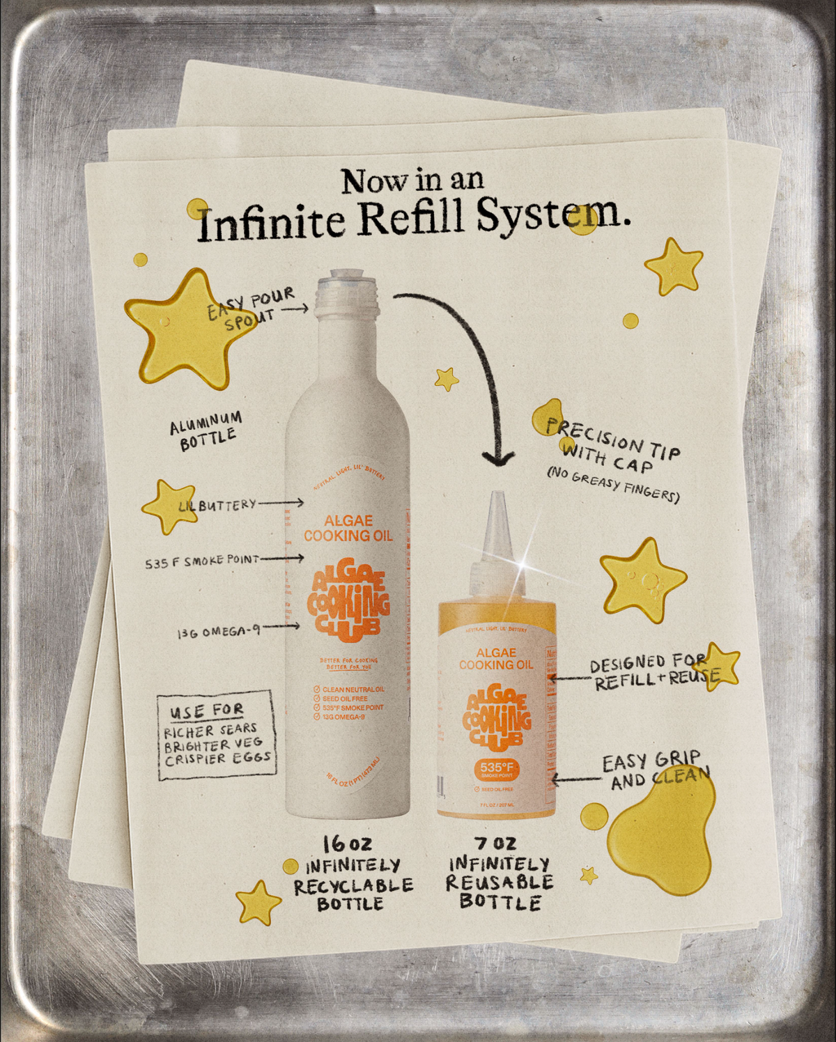 Algae Cooking Oil (Squeeze Bundle) – Algae Cooking Club