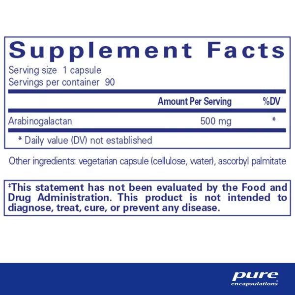 Arabinogalactan 90's – Pure Encapsulations