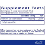 Ascorbic Acid Powder 227 g – Pure Encapsulations