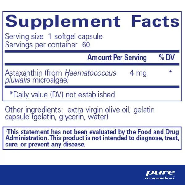 Astaxanthin – Pure Encapsulations
