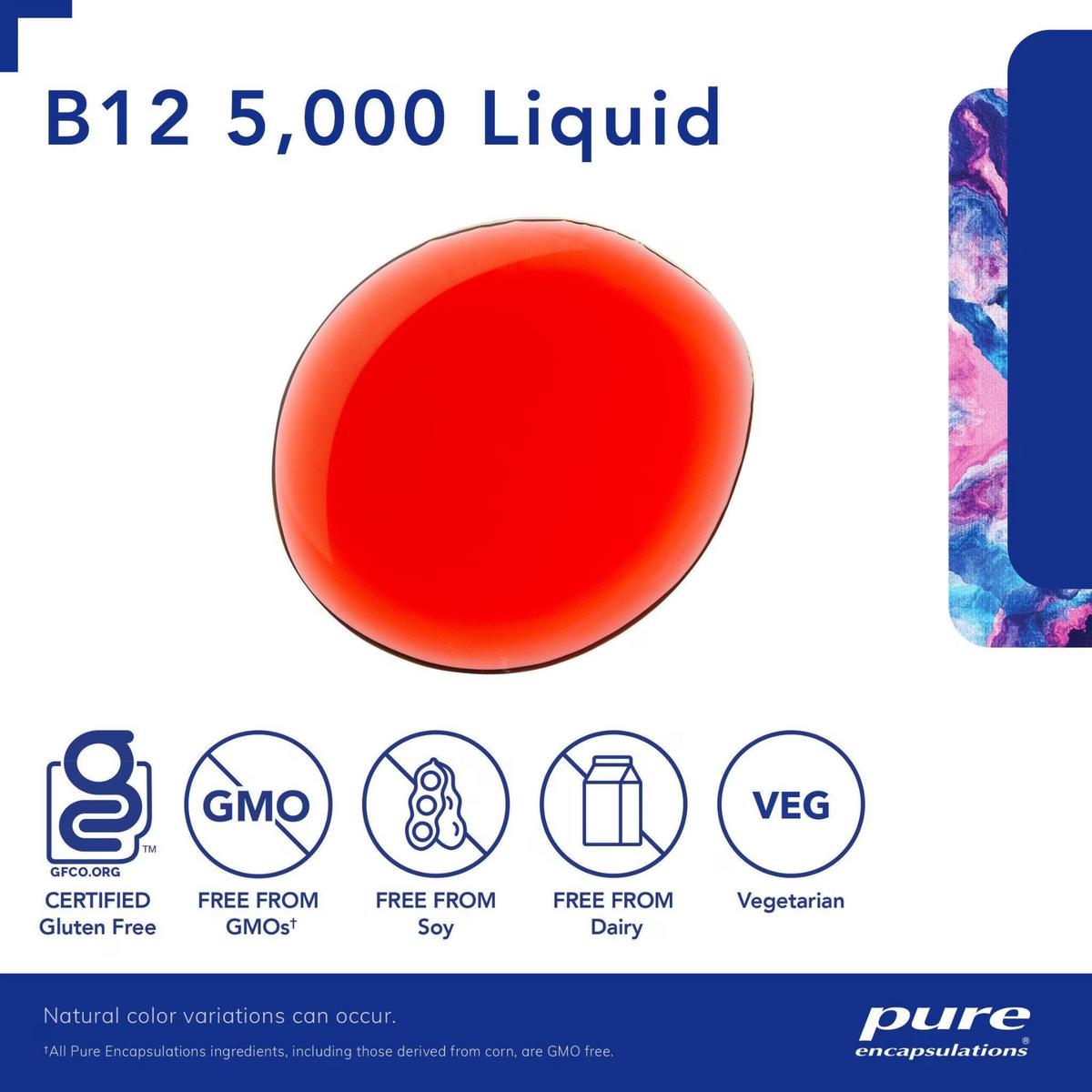 B12 5,000 liquid – Pure Encapsulations