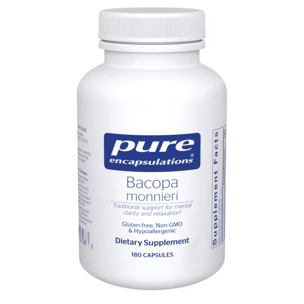 Bacopa monnieri 180's – Pure Encapsulations