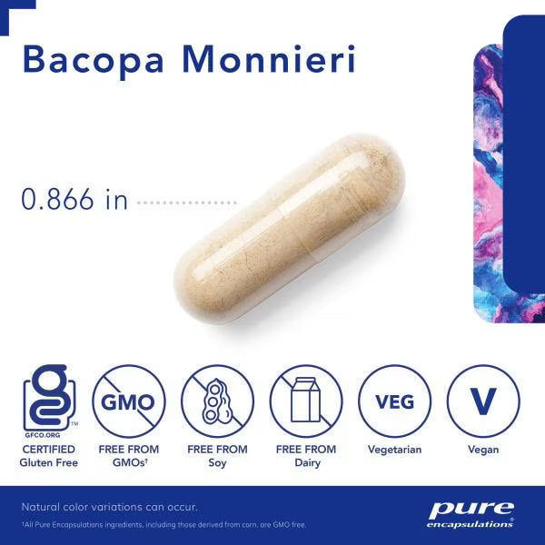 Bacopa monnieri 180's – Pure Encapsulations