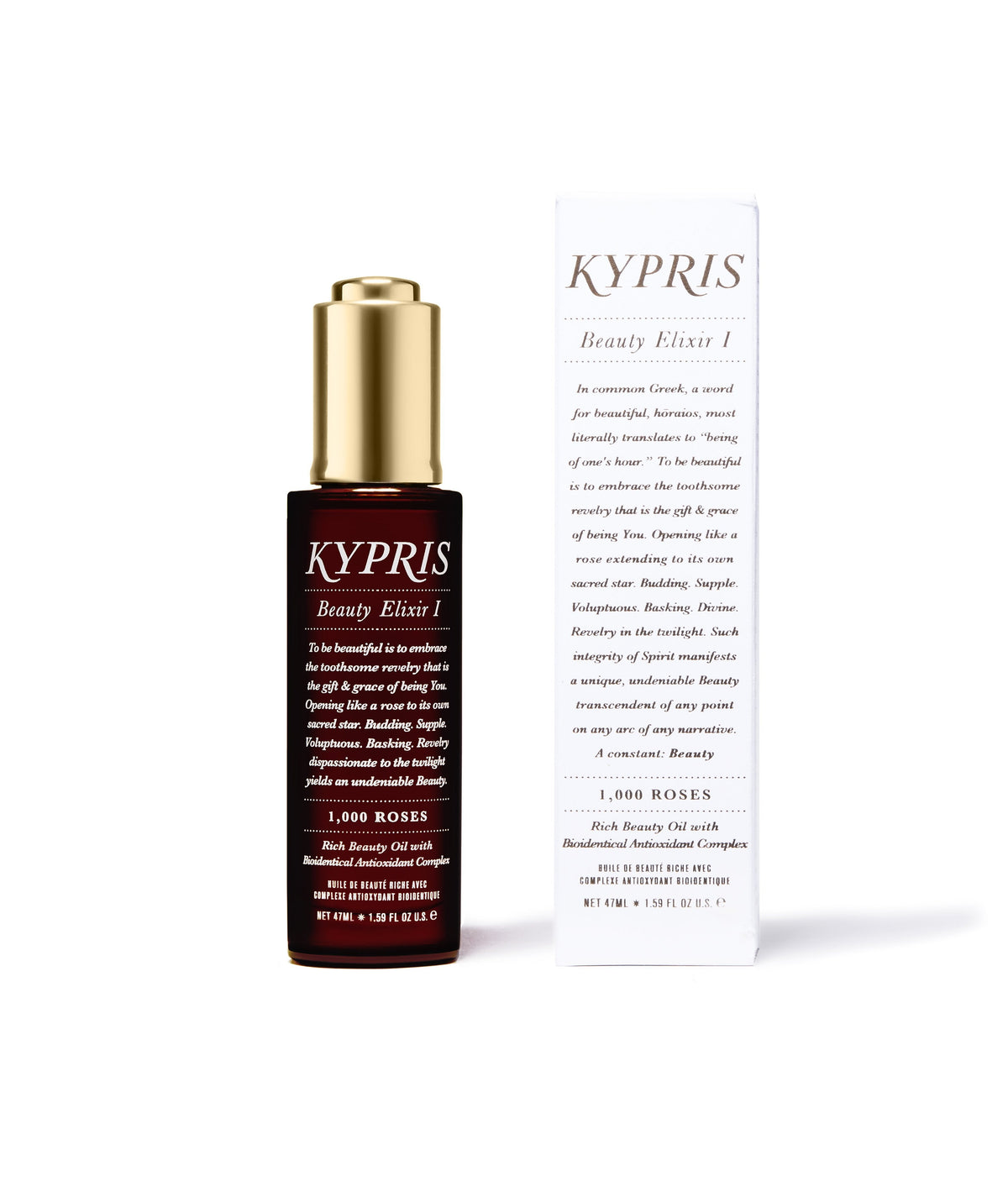 Beauty Elixir I: 1,000 Roses - Rich Moisturizing Face Oil – KYPRIS