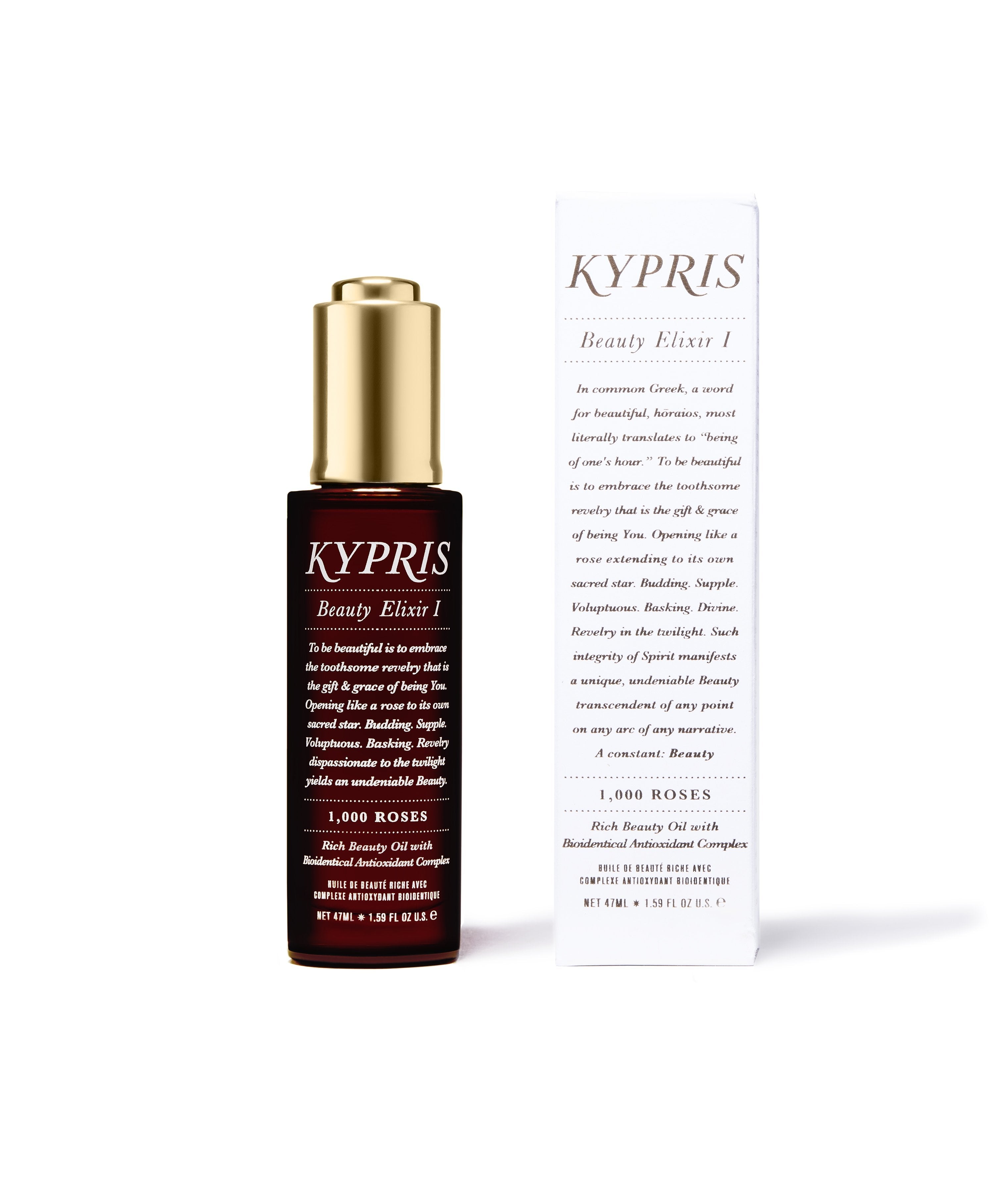 Beauty Elixir I: 1,000 Roses - Rich Moisturizing Face Oil – KYPRIS