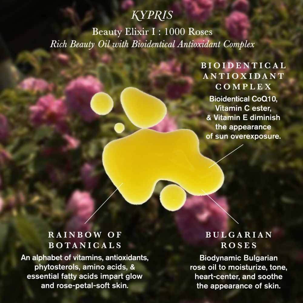 Beauty Elixir I: 1,000 Roses - Rich Moisturizing Face Oil – KYPRIS