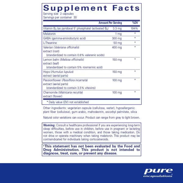 Best-Rest Formula – Pure Encapsulations