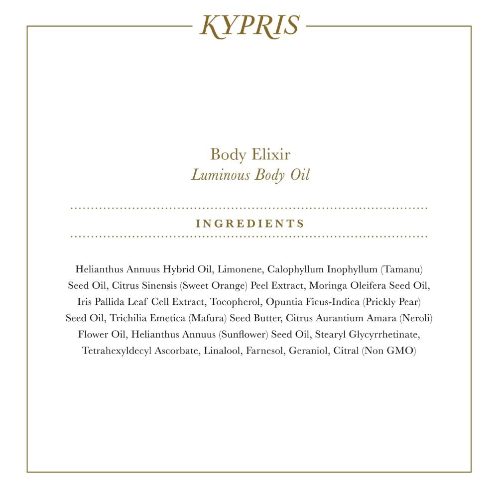 Body Elixir: Inflorescence - Potent Nurturing Body Oil – KYPRIS