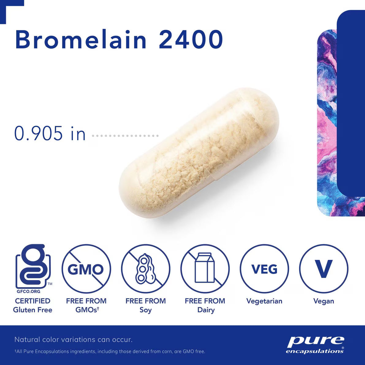 Bromelain 2400 500 mg – Pure Encapsulations