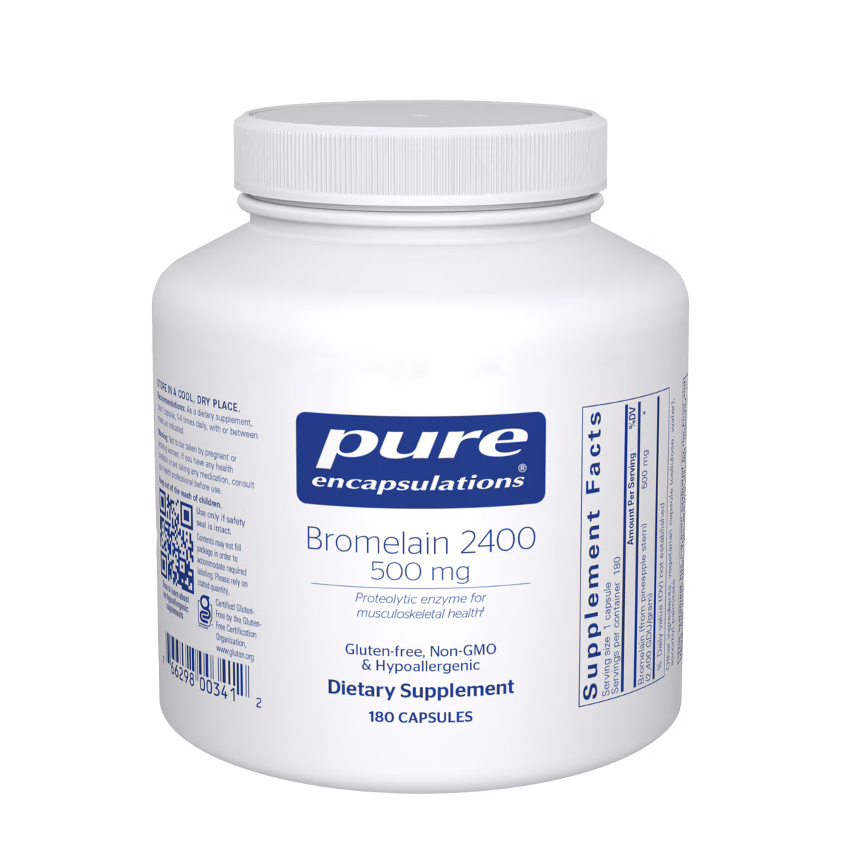 Bromelain 2400 500 mg – Pure Encapsulations
