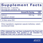 Calcium (citrate) 180's – Pure Encapsulations