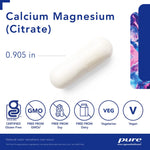 Calcium Magnesium (citrate) – Pure Encapsulations