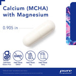 Calcium (MCHA) with Magnesium 180's – Pure Encapsulations