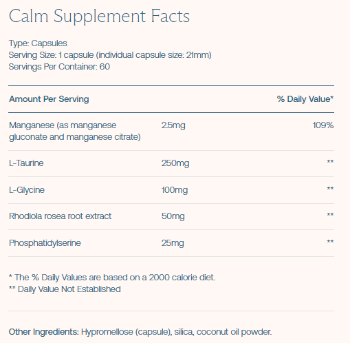 Calm – BodyBio