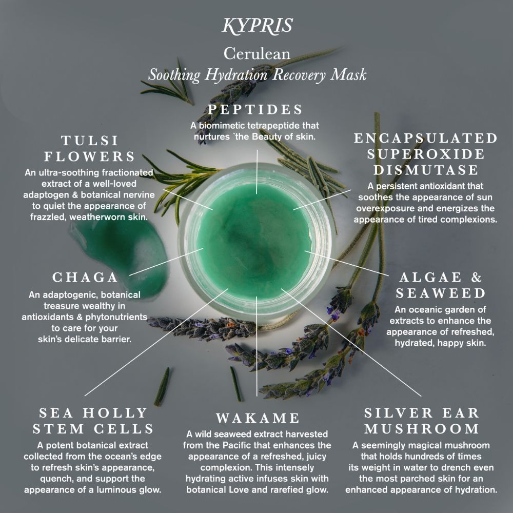 Cerulean - Intense Soothing Hydration Mask – KYPRIS