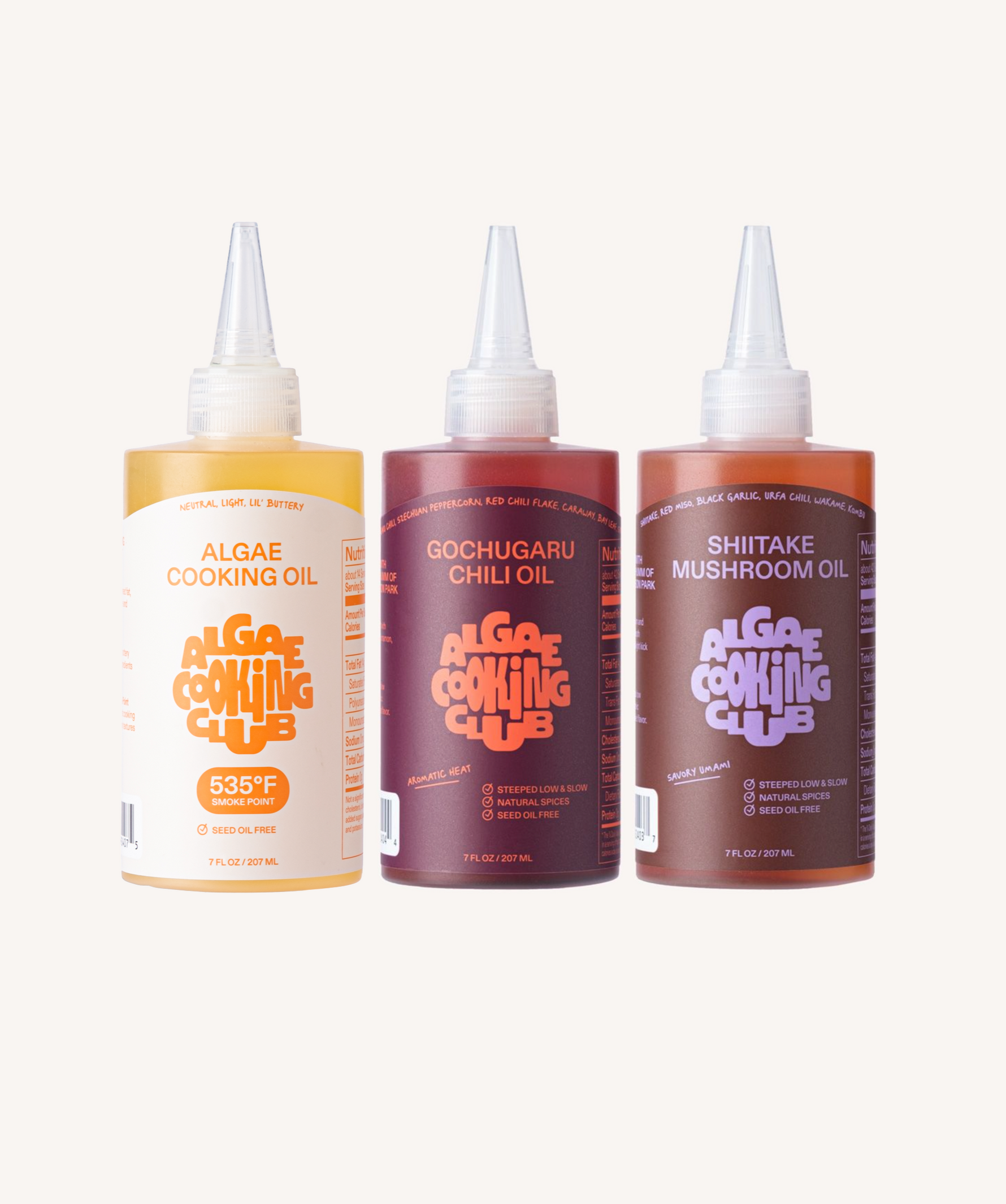 Chef Squeeze Trio – Algae Cooking Club