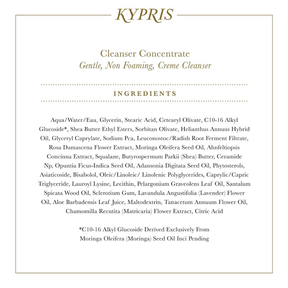 Cleanser Concentrate - Gentle, Non Foaming, Creme Cleanser – KYPRIS