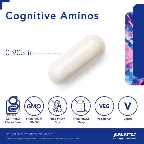 Cognitive Aminos 120's – Pure Encapsulations