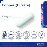 Copper (citrate) 60's – Pure Encapsulations