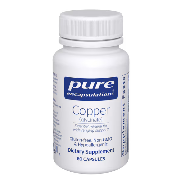 Copper (glycinate) 60’s – Pure Encapsulations