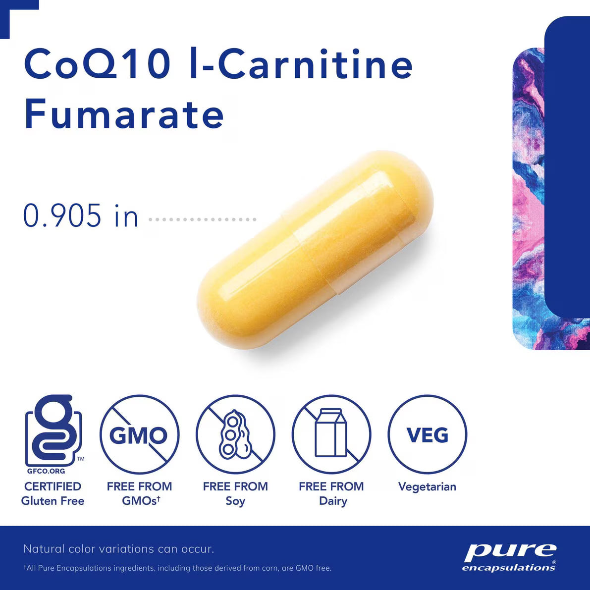 CoQ10 l-Carnitine Fumarate 120's – Pure Encapsulations