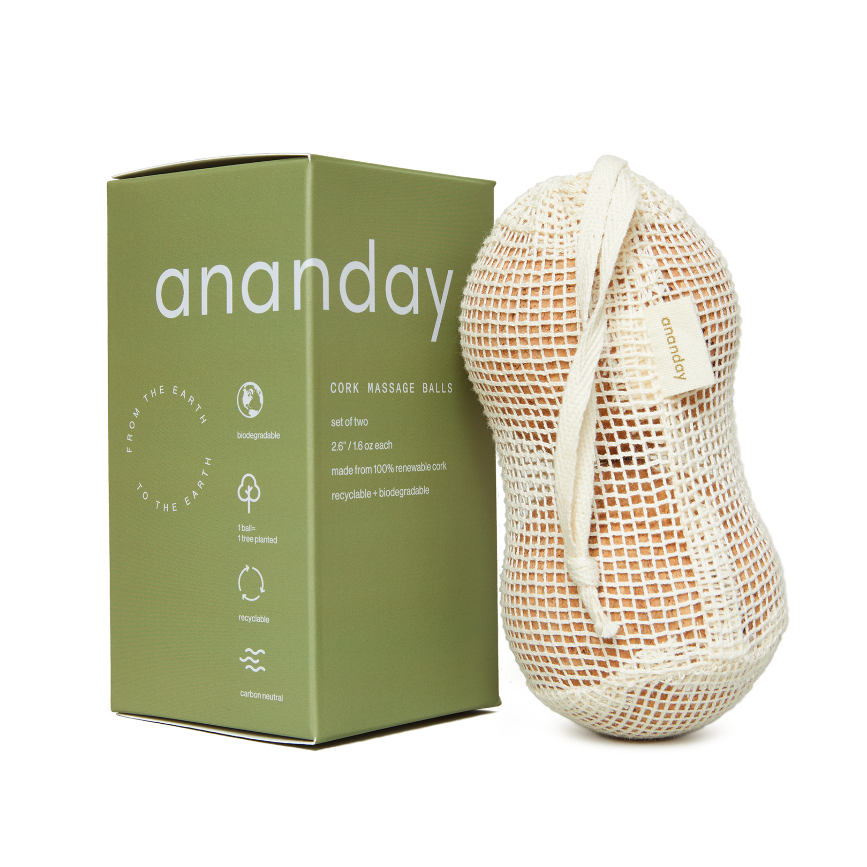 Cork Massage Ball Set – Ananday