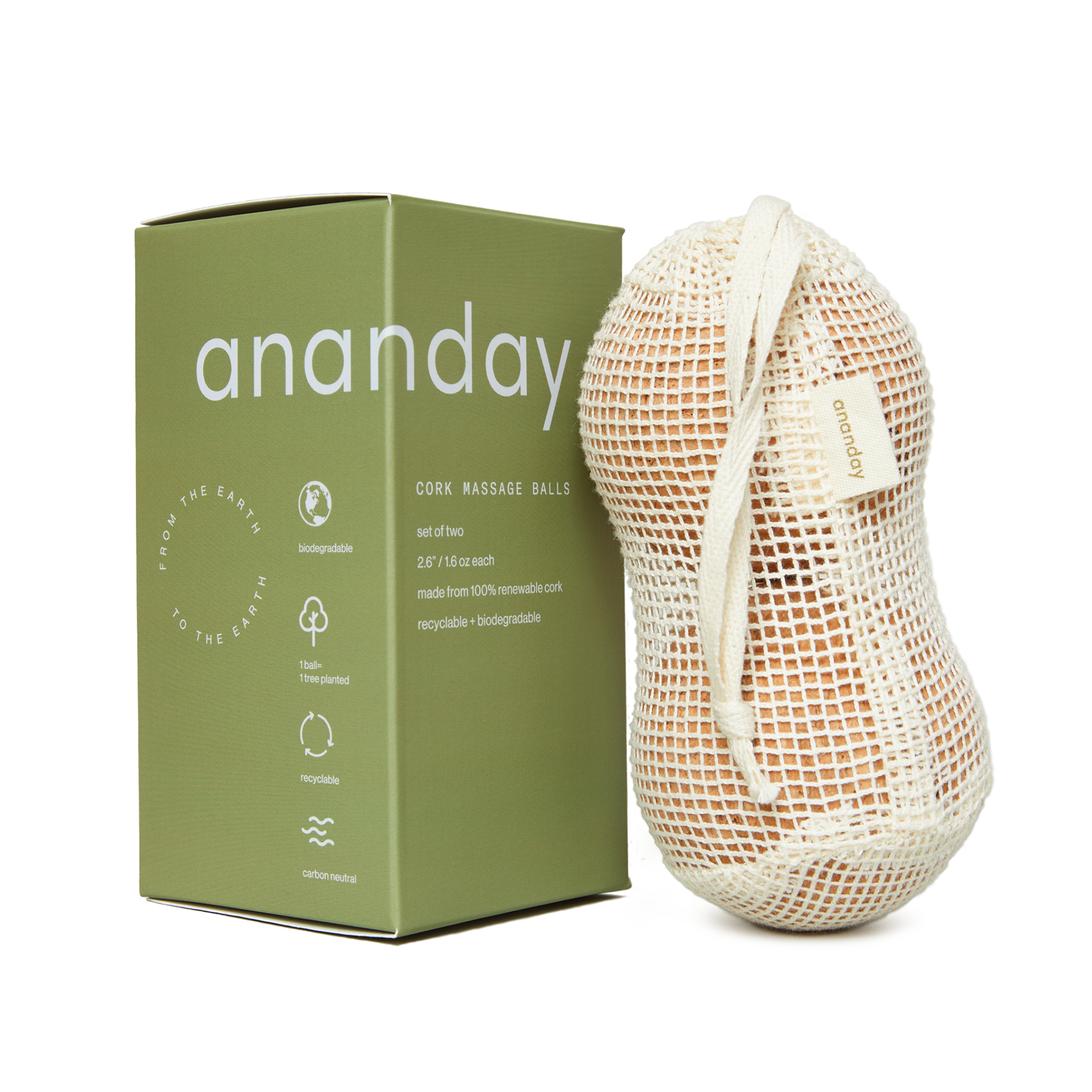 Cork Massage Ball Set – Ananday