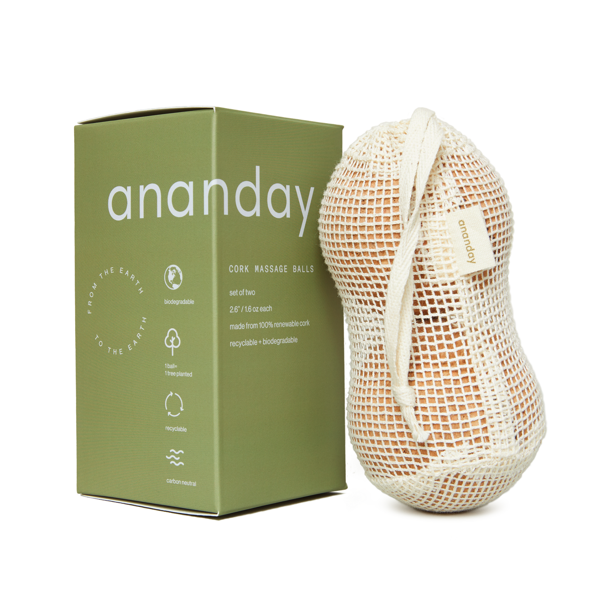 Cork Massage Ball Set – Ananday