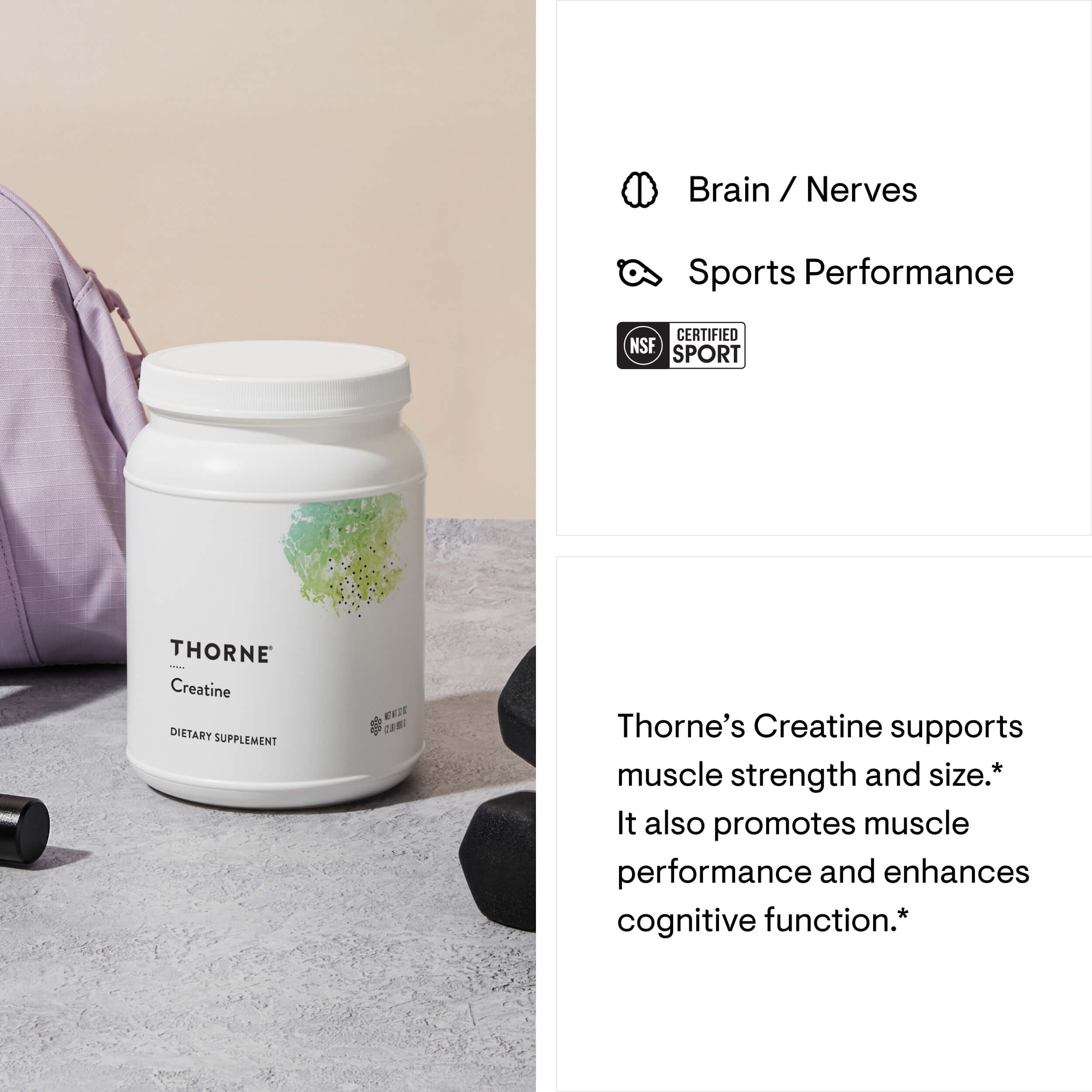 Creatine - 180 Servings – Thorne