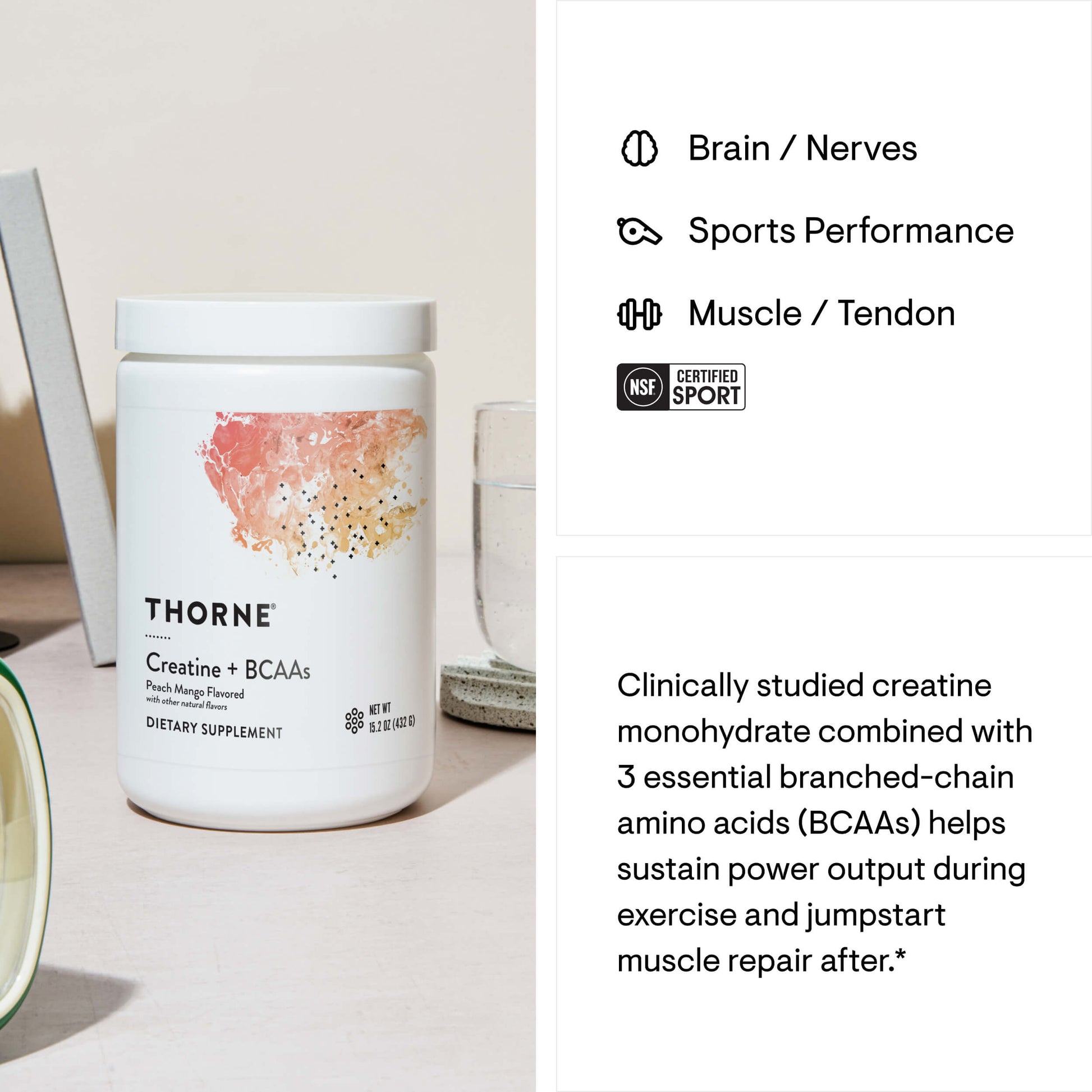 Creatine + BCAAs – Thorne