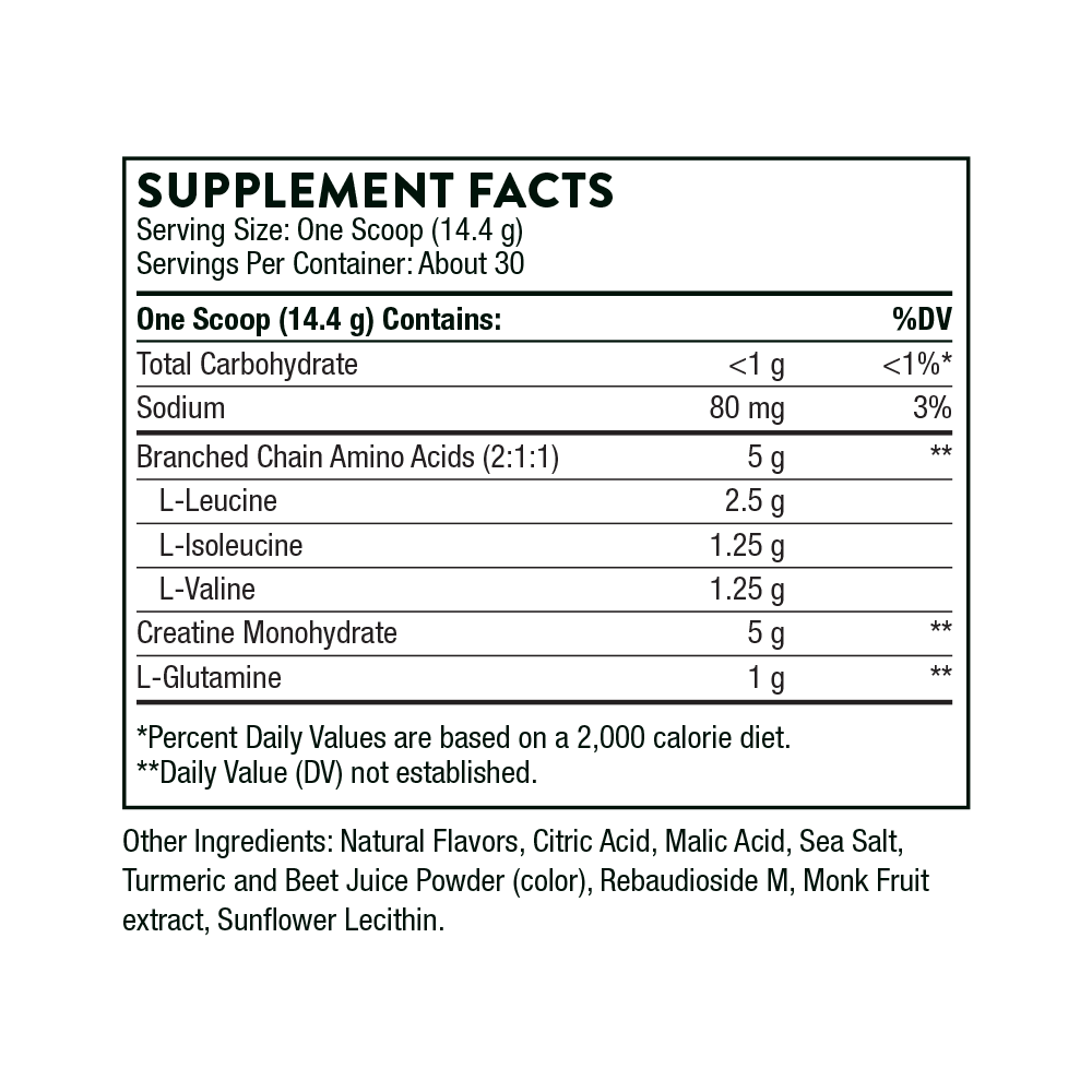 Creatine + BCAAs – Thorne