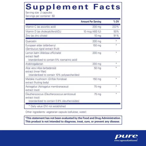 Daily Immune‡ 120's – Pure Encapsulations