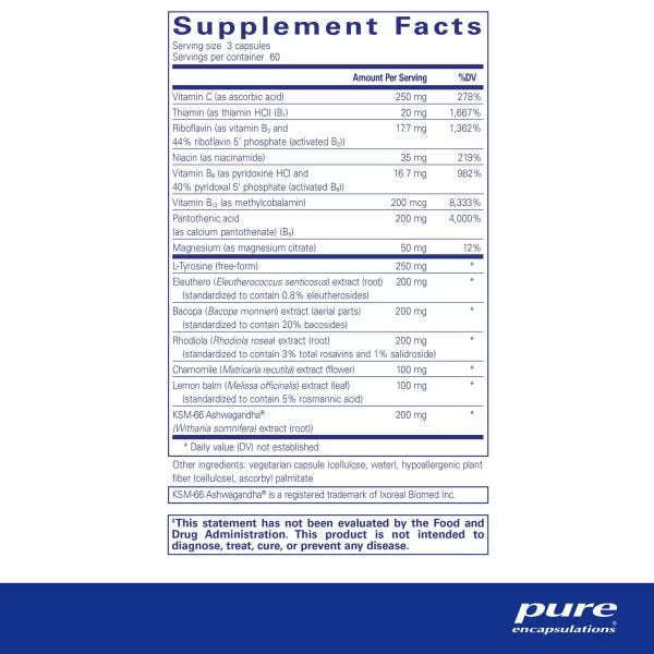 Daily Stress Formula‡ – Pure Encapsulations