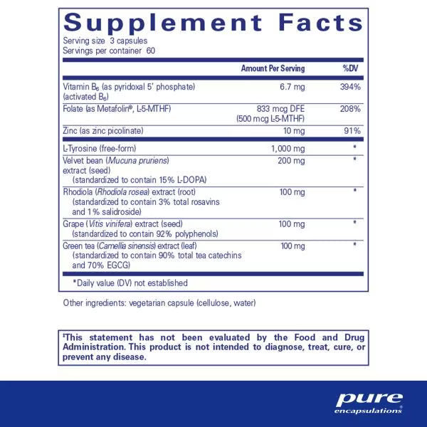 DopaPlus 180's – Pure Encapsulations