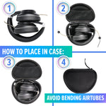 EMF Radiation-Free Air Tube Over-Ear Headphones – DefenderShield