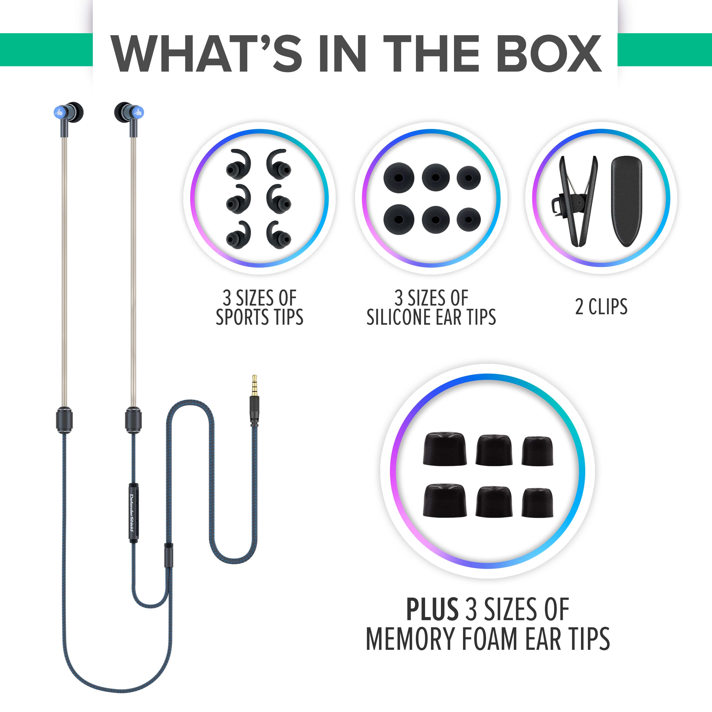 EMF Radiation-Free Earbuds Air Tube Stereo Headphones – DefenderShield