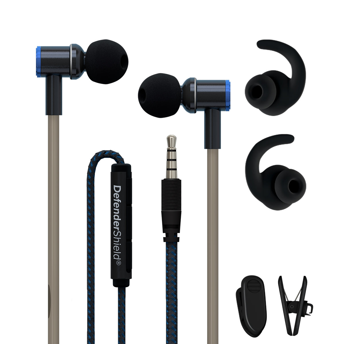 EMF Radiation-Free Earbuds Air Tube Stereo Headphones – DefenderShield