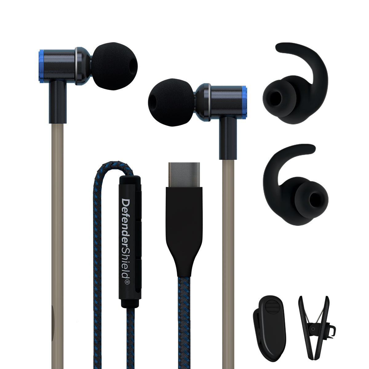 EMF Radiation-Free Earbuds Air Tube Stereo Headphones – DefenderShield