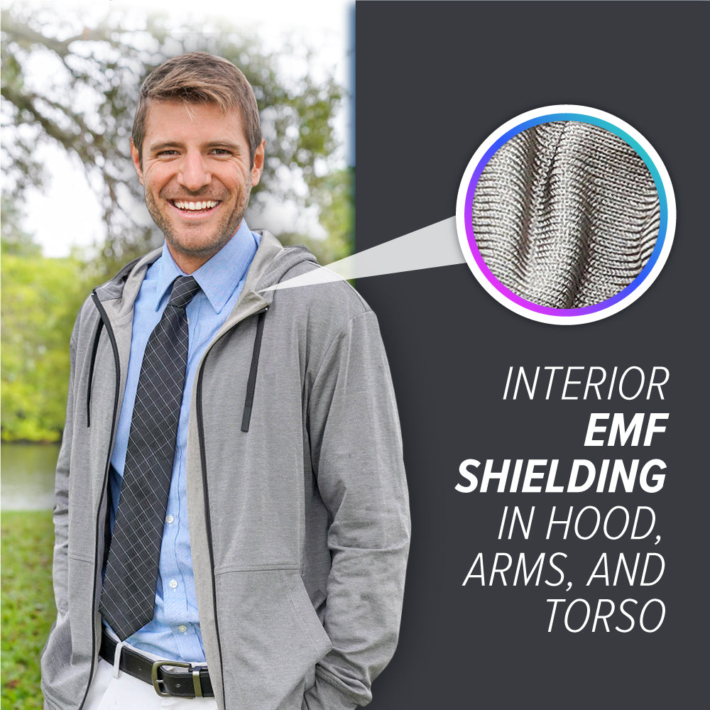 EMF Radiation Protection Hooded Jacket – DefenderShield