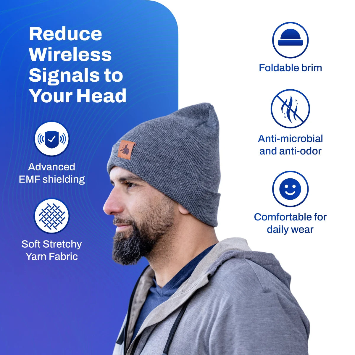 EMF Radiation Protection Winter Beanie – DefenderShield