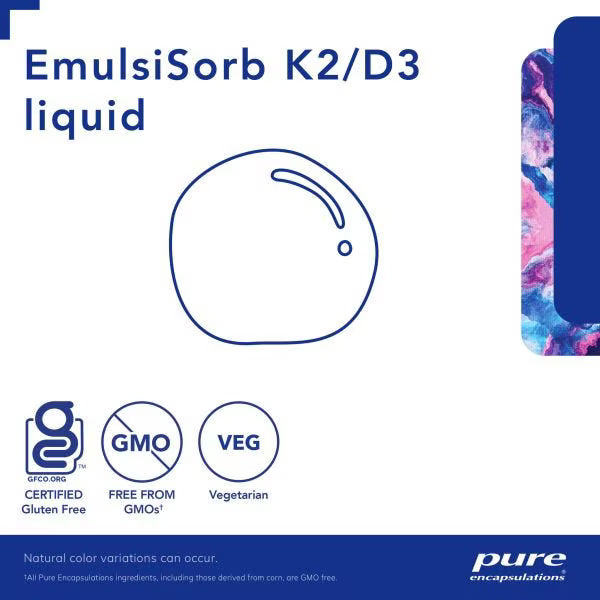 EmulsiSorb K2/D3 liquid – Pure Encapsulations