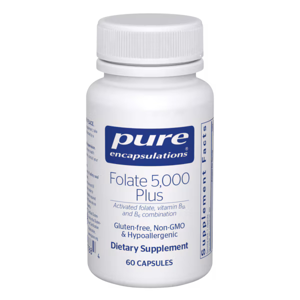 Folate 5,000 Plus 60's – Pure Encapsulations