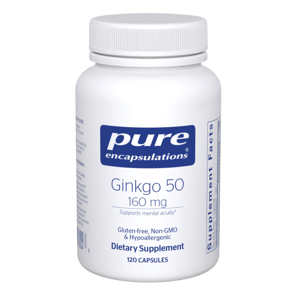 Ginkgo 50 - 160 mg. 120's
