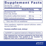 Glucosamine Chondroitin with MSM – Pure Encapsulations