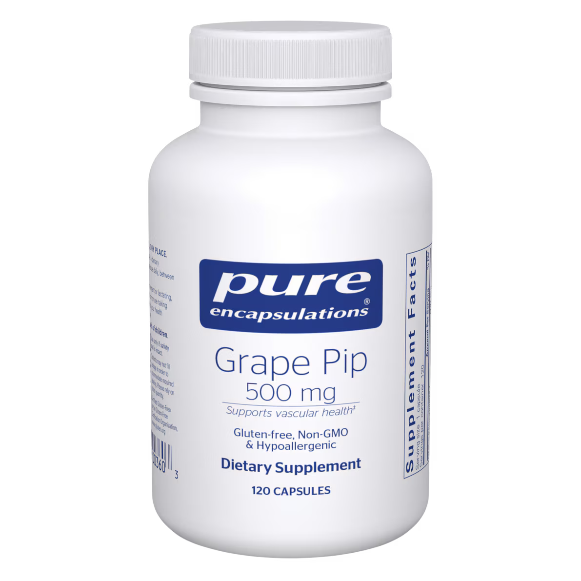 Grape Pip 500 Mg. 120's – Pure Encapsulations